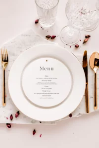 Okrągłe menu WILLOW no. 2