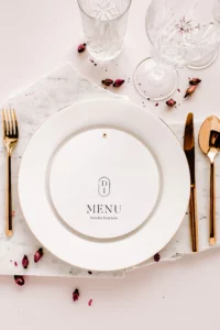 Okrągłe menu-winietka WILLOW no. 3