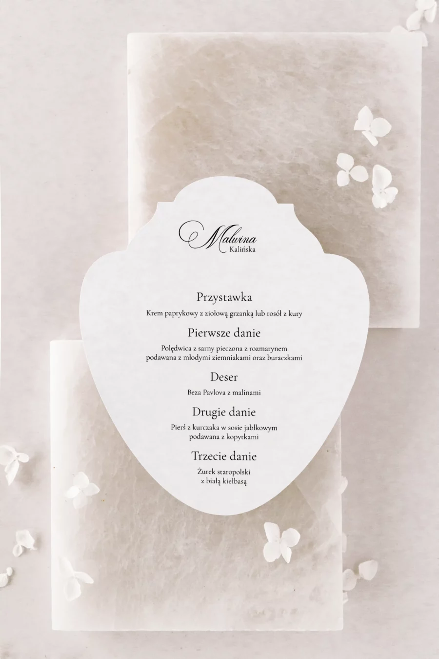 Menu - winietka SANDRA no. 7