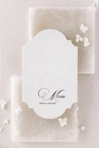 Menu - winietka SANDRA no. 9