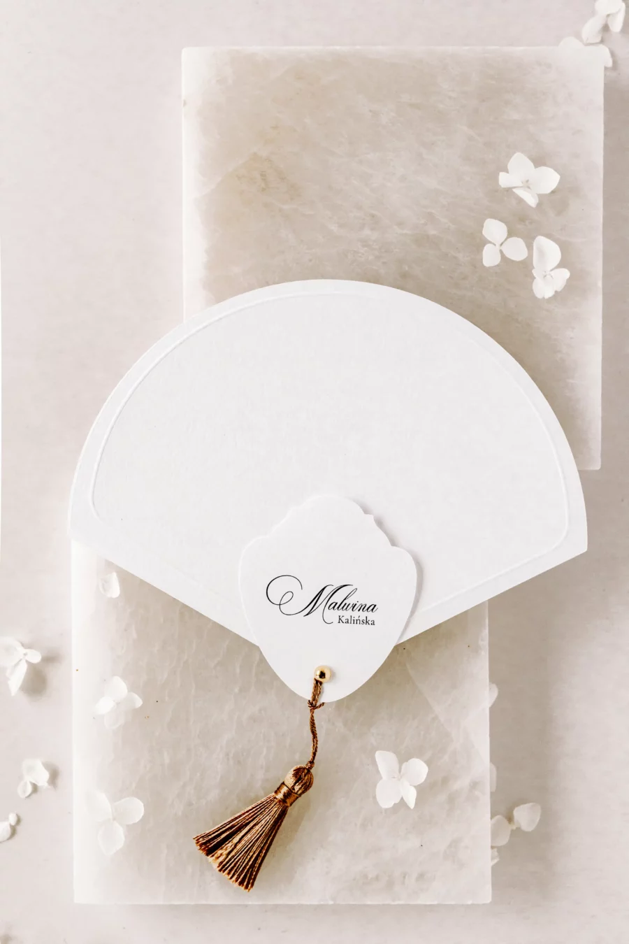 Wachlarz menu - winietka SANDRA no. 2