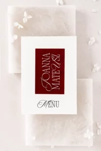 Menu CHARLOTTE no. 6