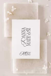 Menu CHARLOTTE no. 7