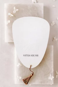 Menu - winietka CHARLOTTE z tłoczeniem