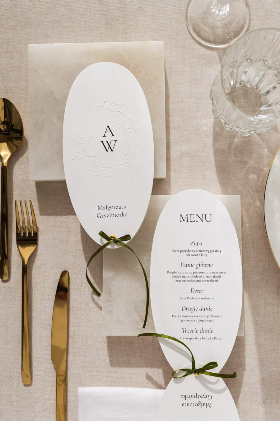 Menu - winietka ROSALIA no. 6