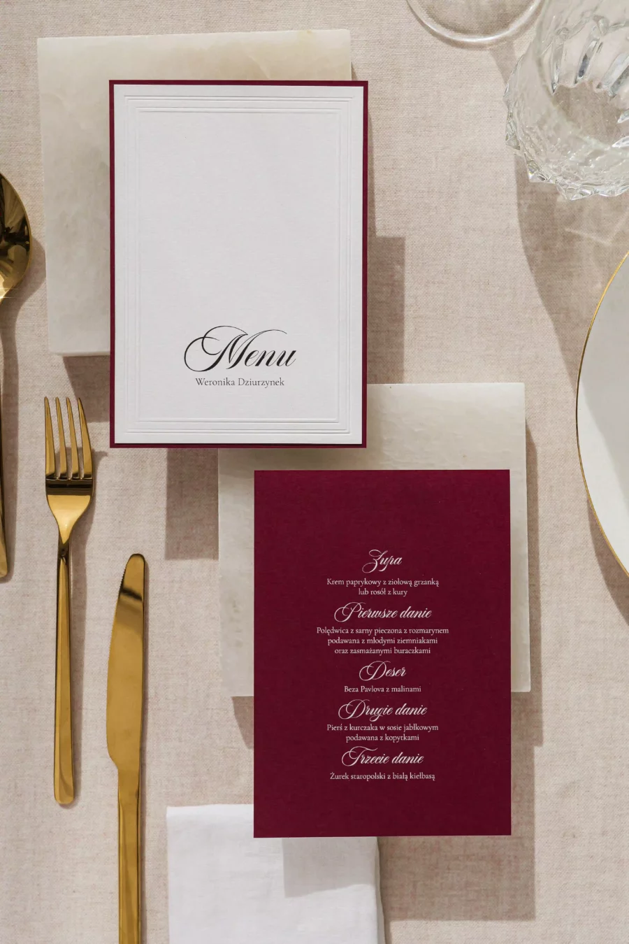 Menu - winietka SIMONA no. 4