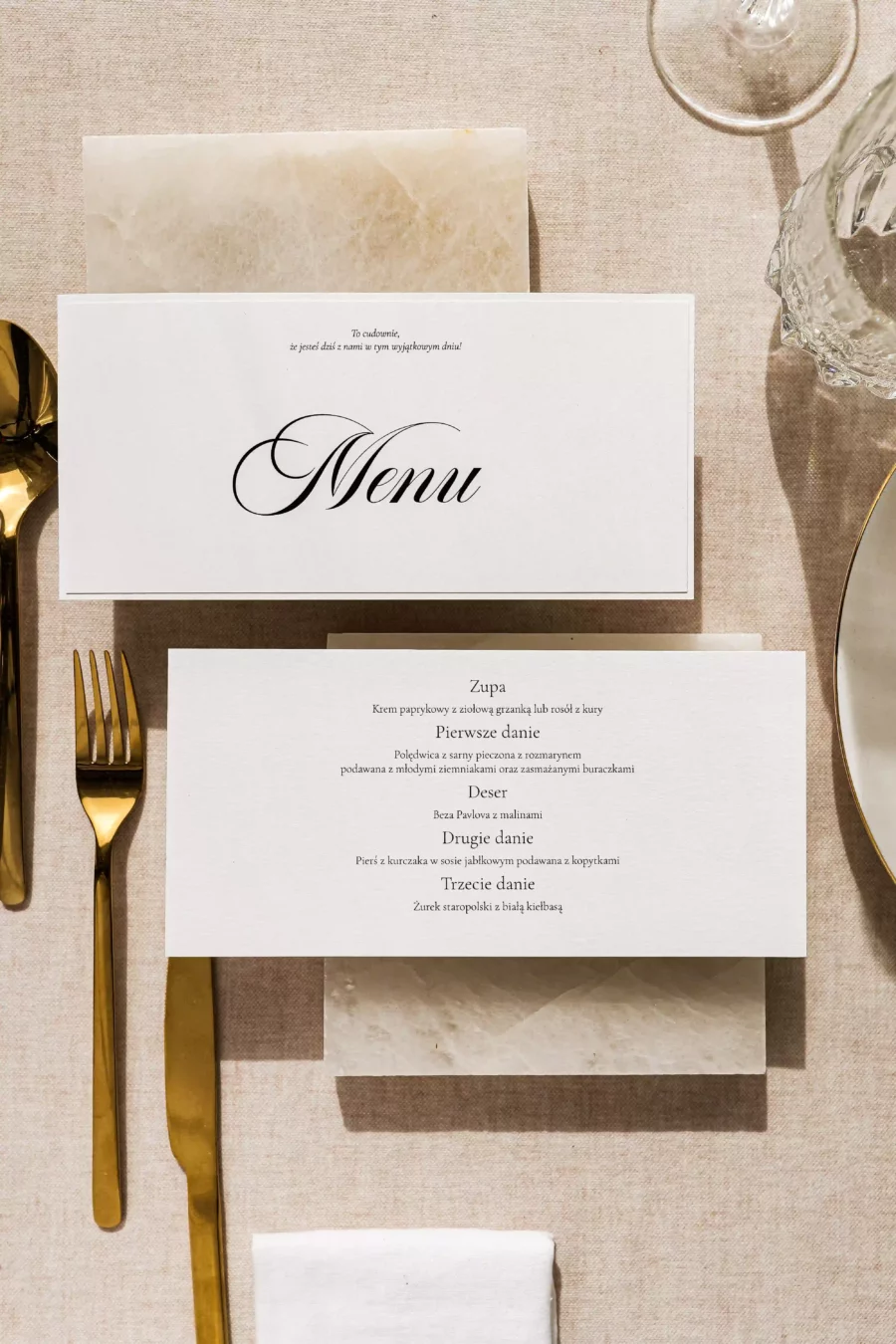 Menu leżące MARIE no. 3