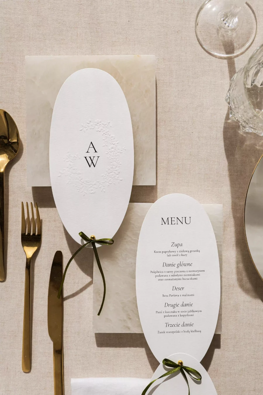 Menu - winietka ROSALIA no. 6