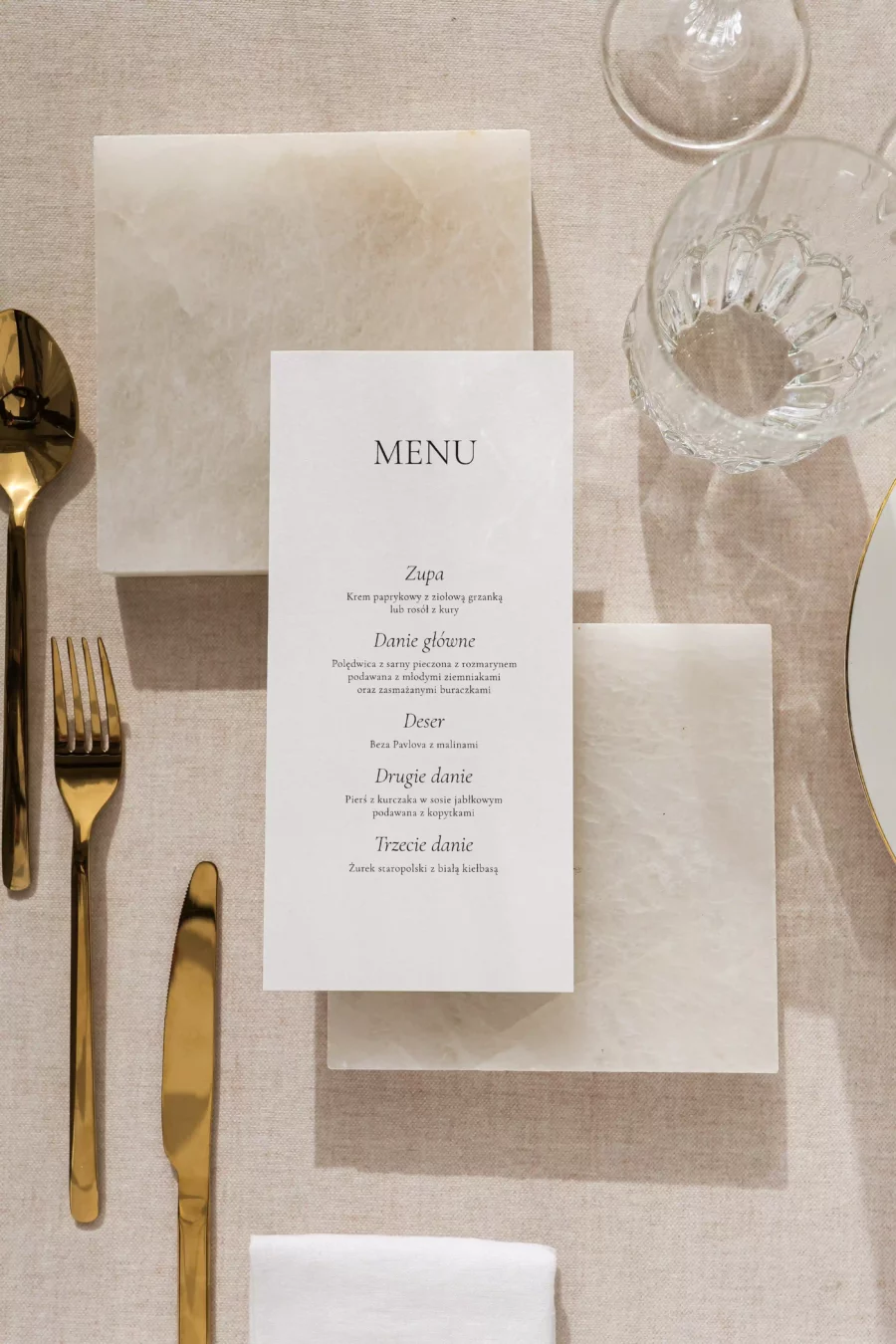 Menu leżące ROSALIA no. 4