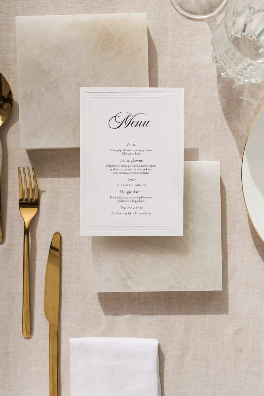 Menu leżące SIMONA no. 5