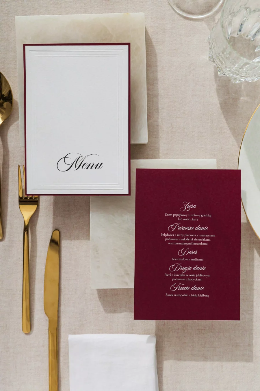 Menu leżące SIMONA no. 3