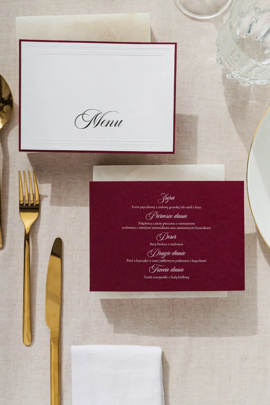 Menu leżące SIMONA no. 4
