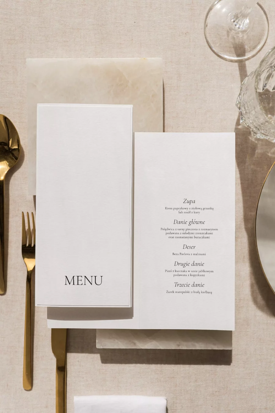 Menu stojące ROSALIA no. 2