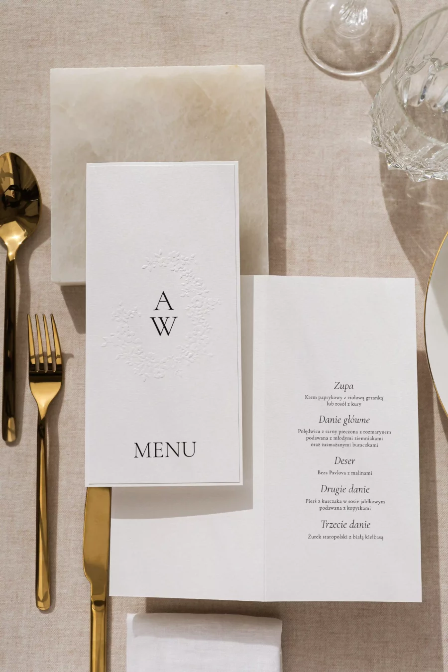 Menu stojące ROSALIA
