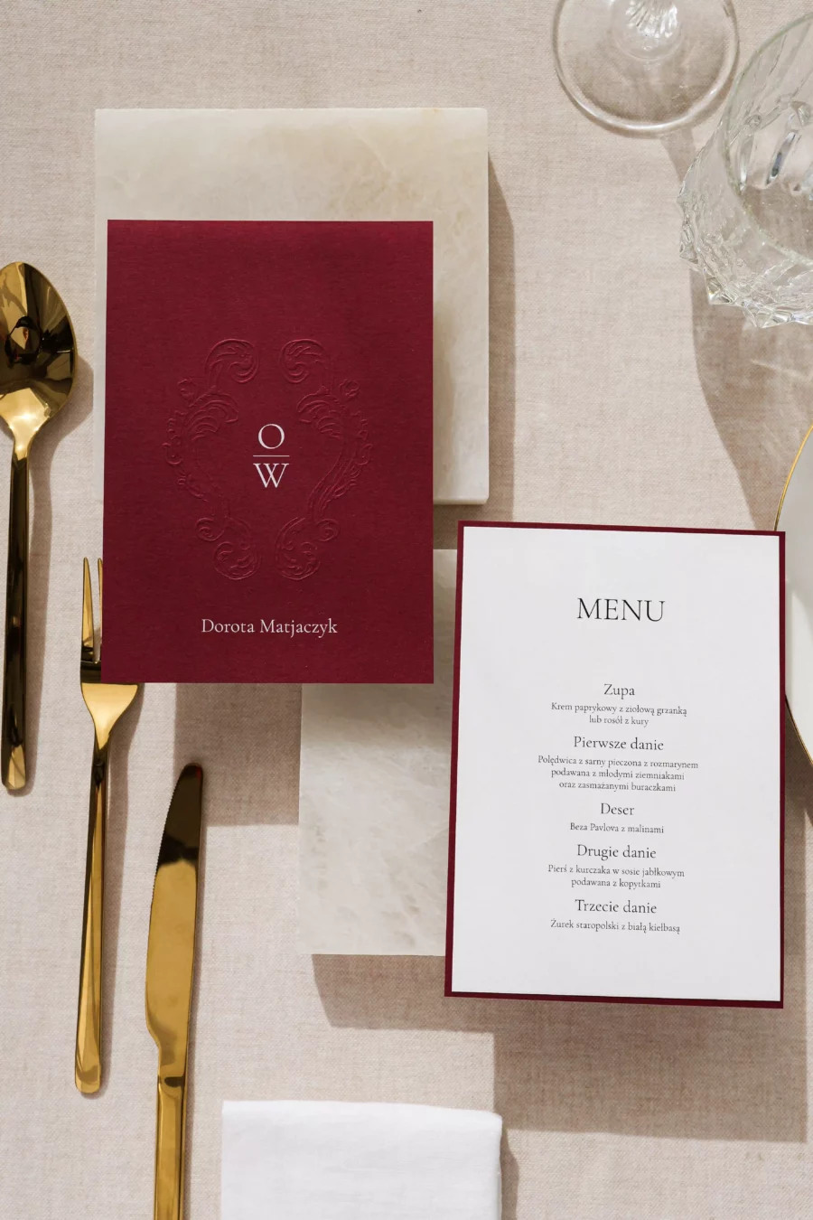 Menu - winietka VALENTINA