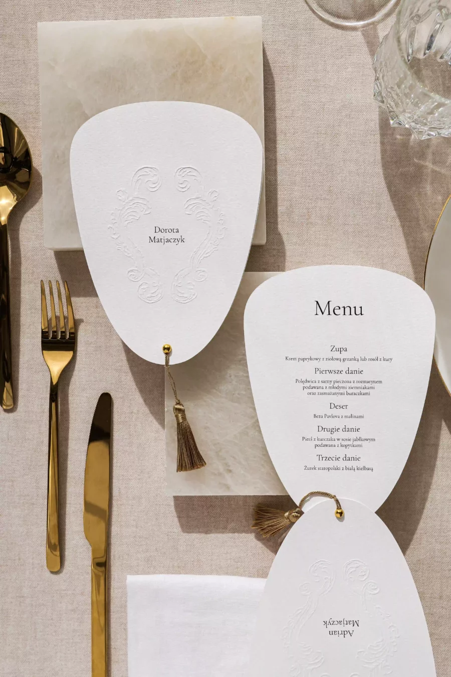 Menu - winietka VALENTINA no. 2