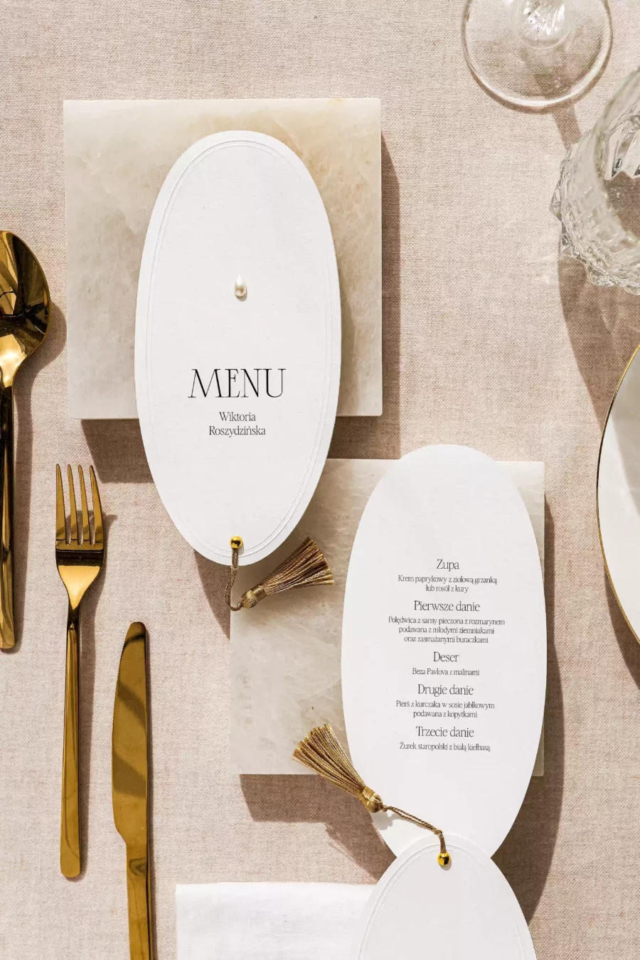 Menu - winietka OLIVIA no. 2