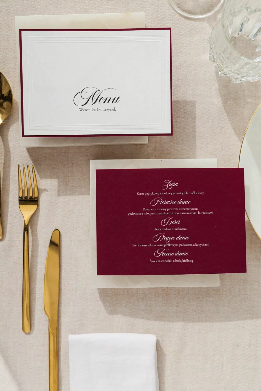 Menu - winietka SIMONA no. 5