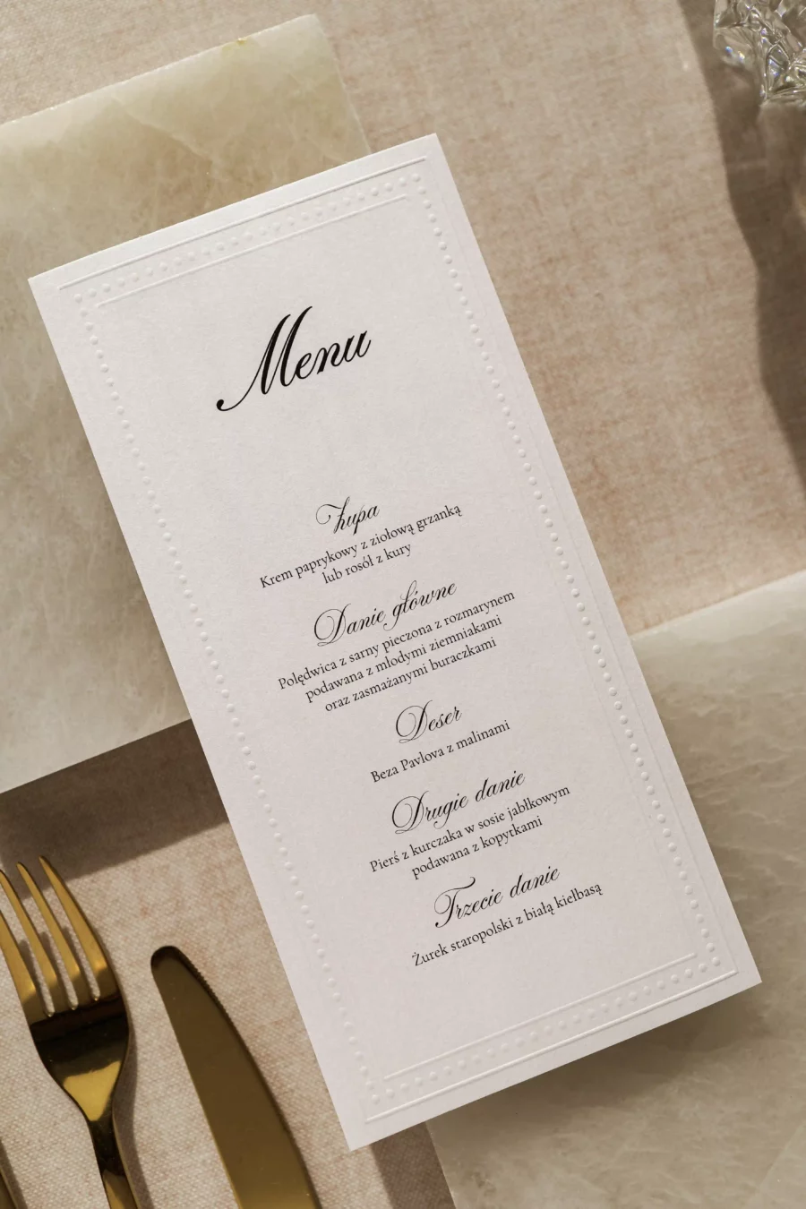 Menu leżące SERENA no. 5