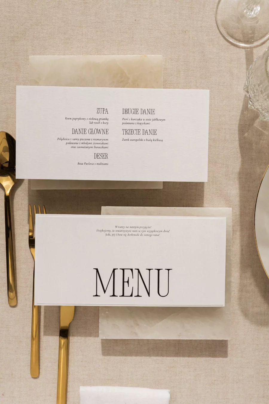 Menu leżące SILVIA no. 3