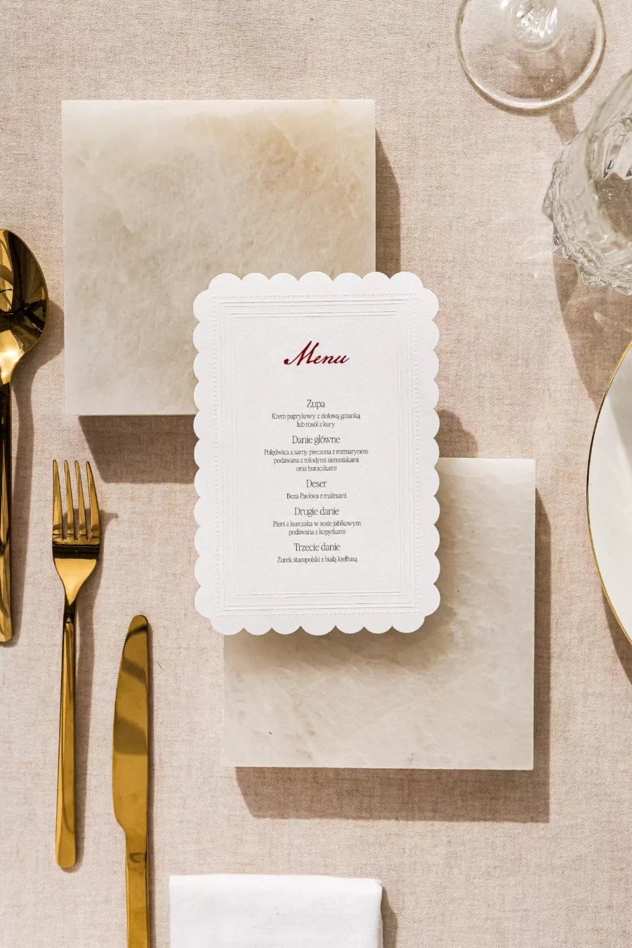 Menu leżące VALERIE no. 2