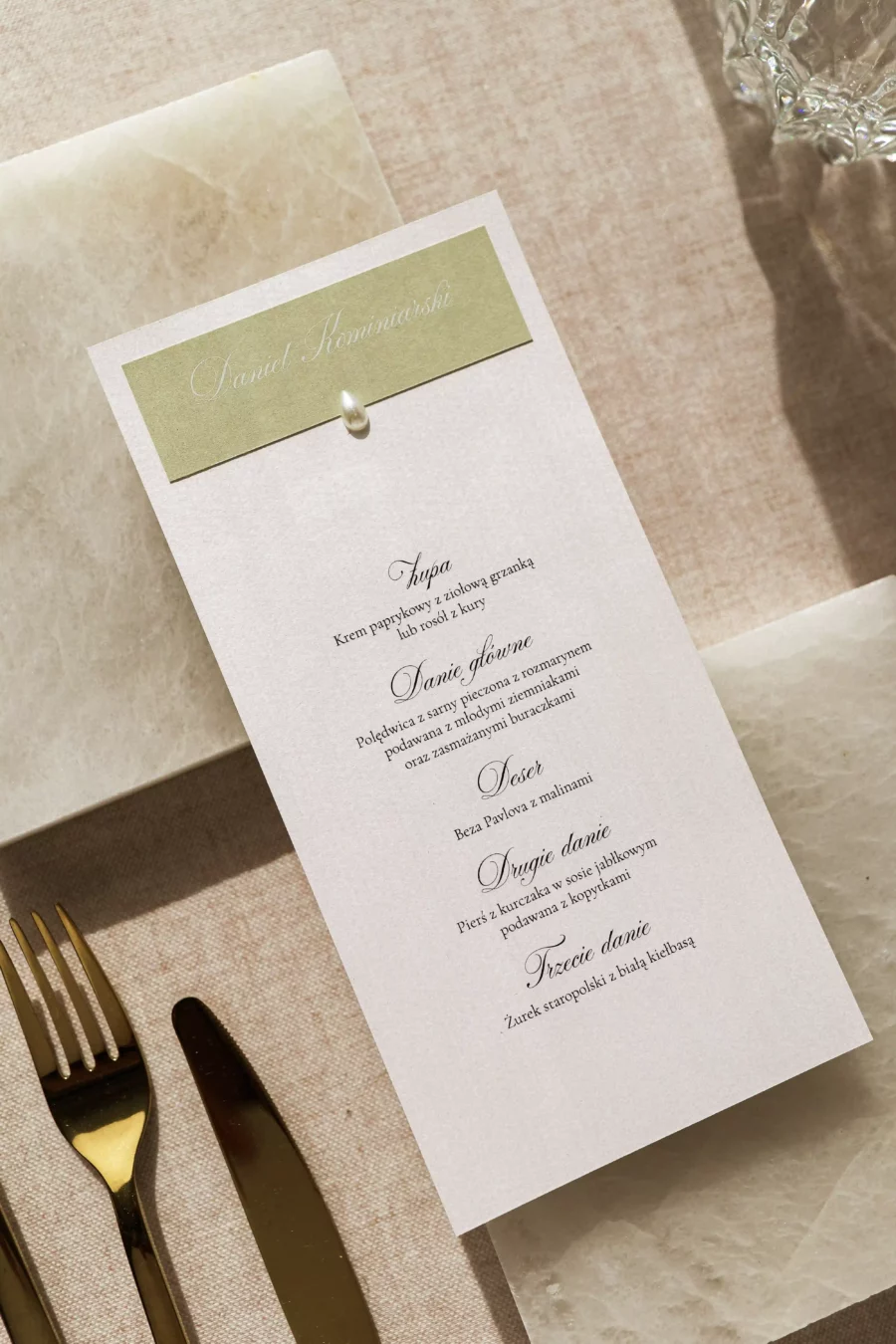 Menu - winietka SERENA no. 3