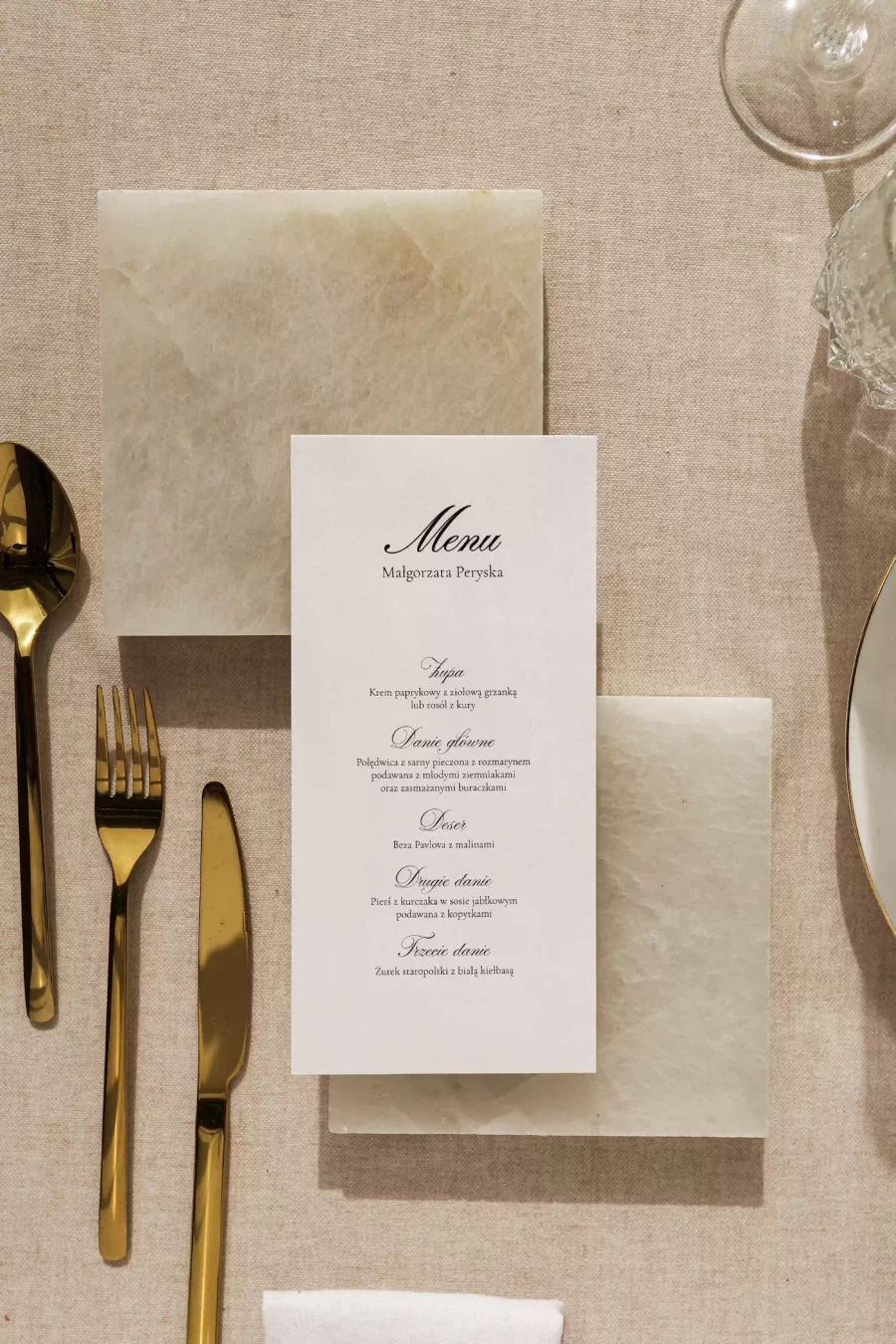 Menu - winietka SERENA no. 4