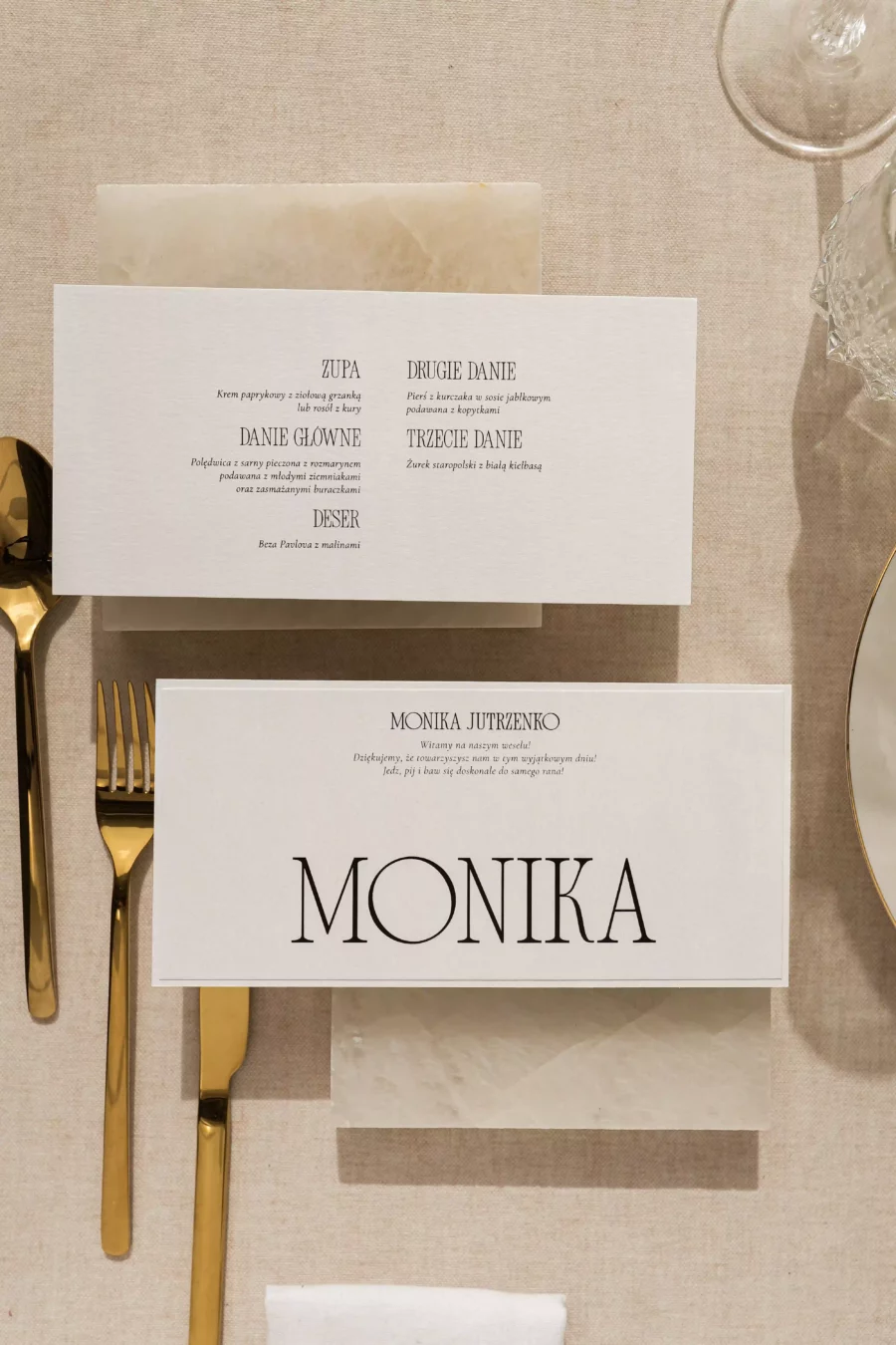 Menu - winietka SILVIA no. 3