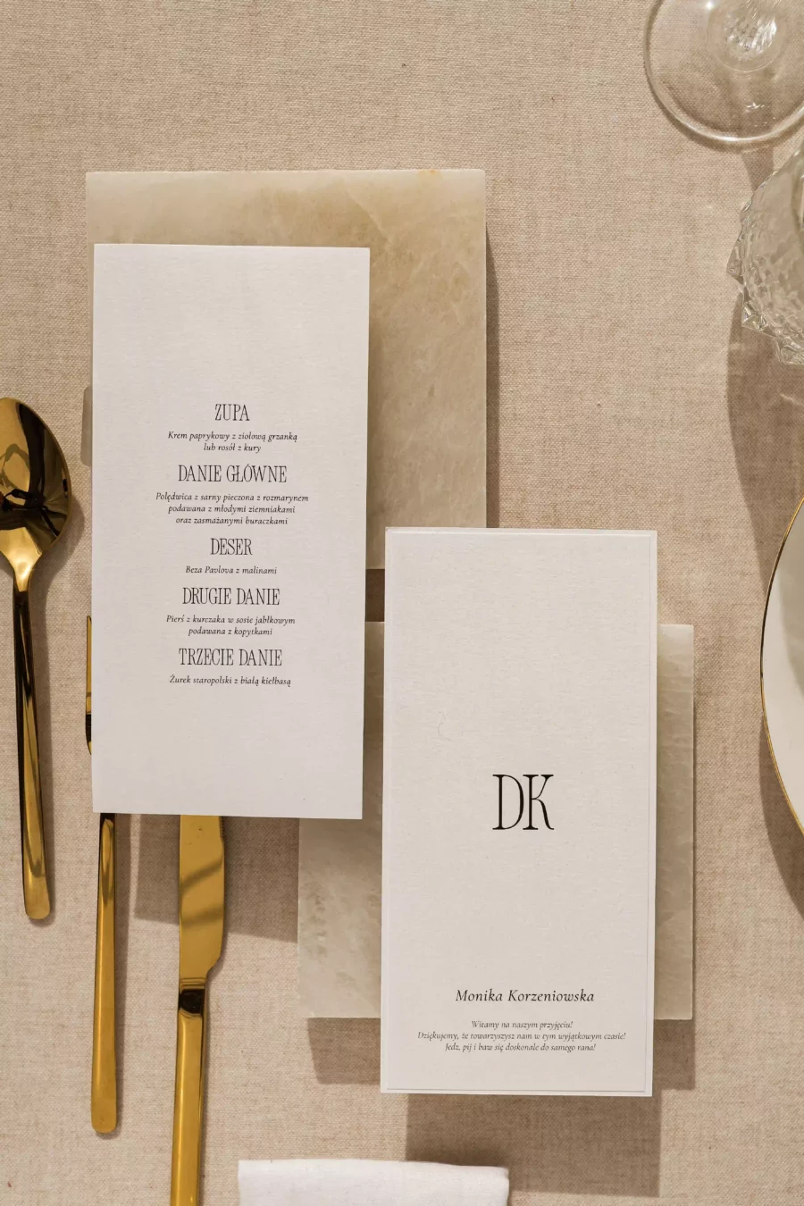 Menu - winietka SILVIA no. 6