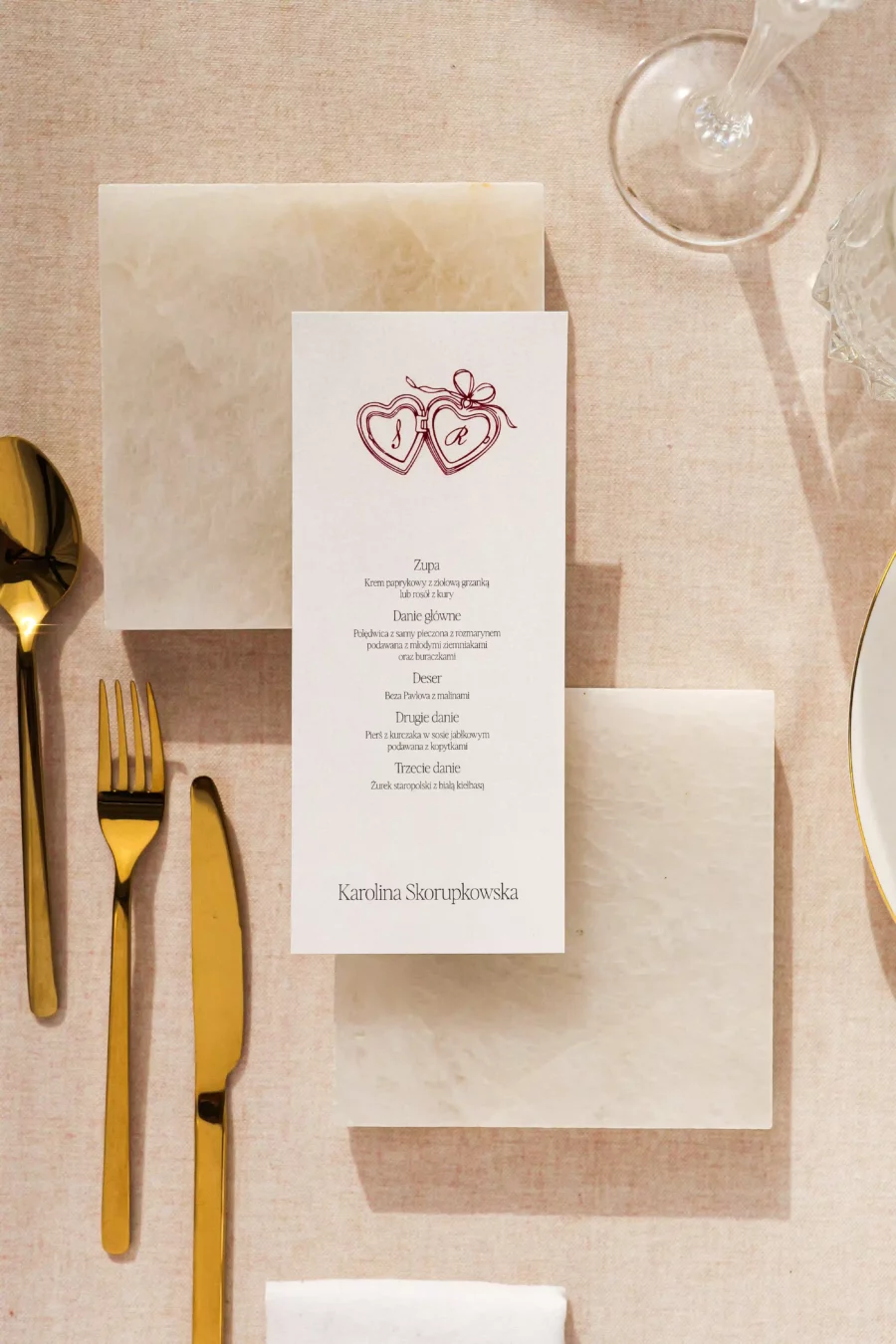 Menu - winietka VALERIE no. 5