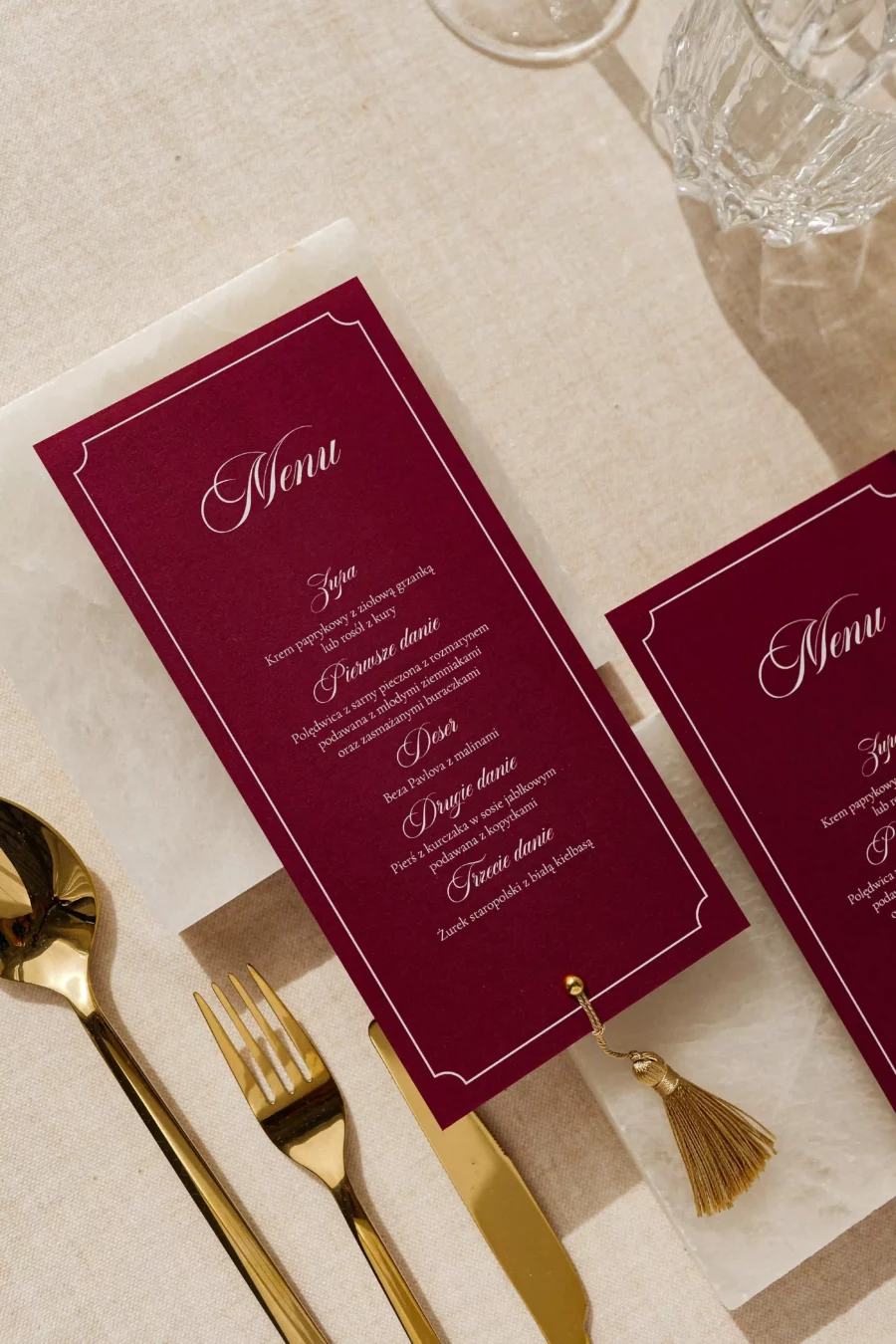 Menu leżące SIMONA no. 8