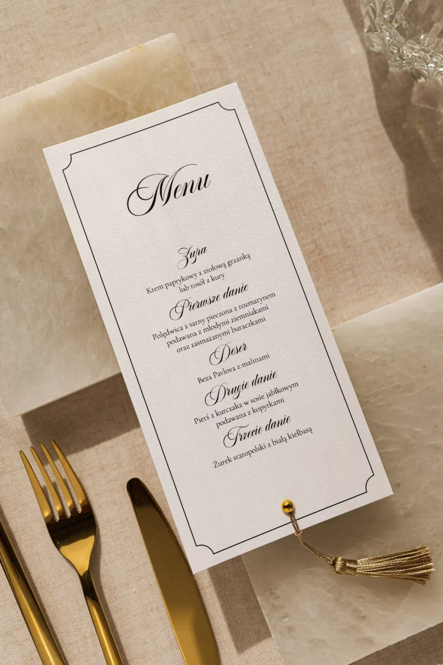 Menu leżące SIMONA no. 7