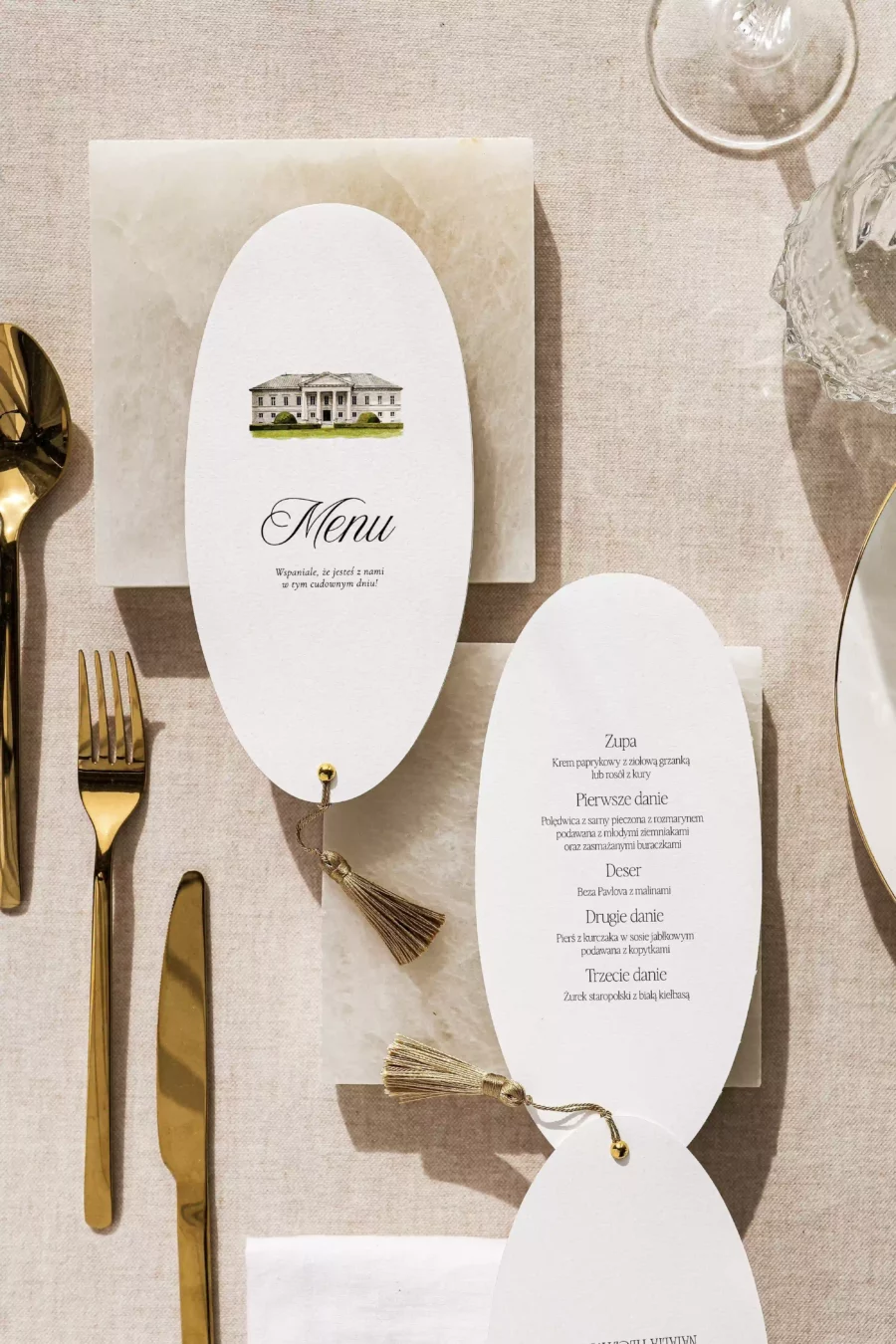 Menu leżące BIANCA no. 4
