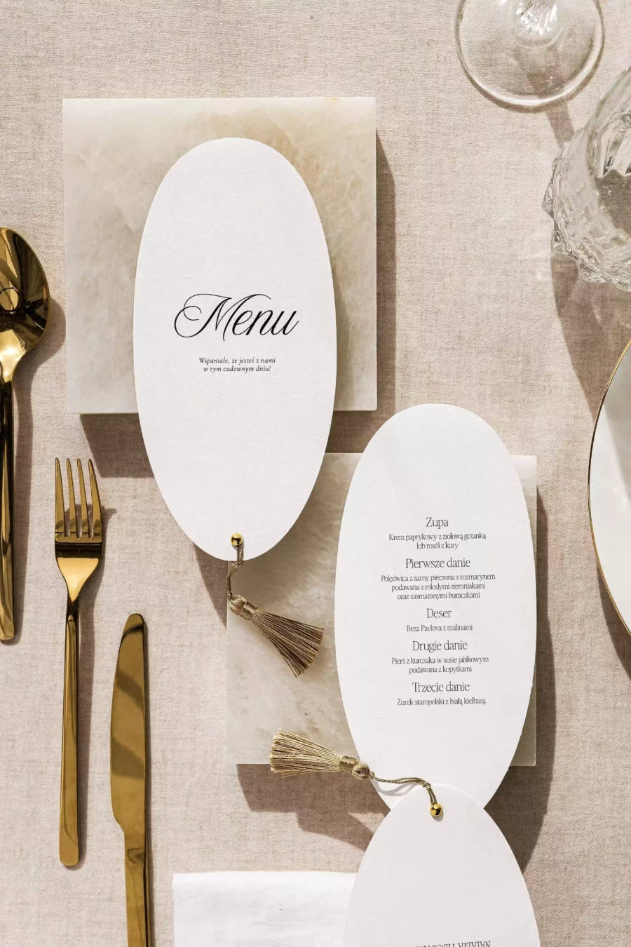 Menu leżące BIANCA no. 4